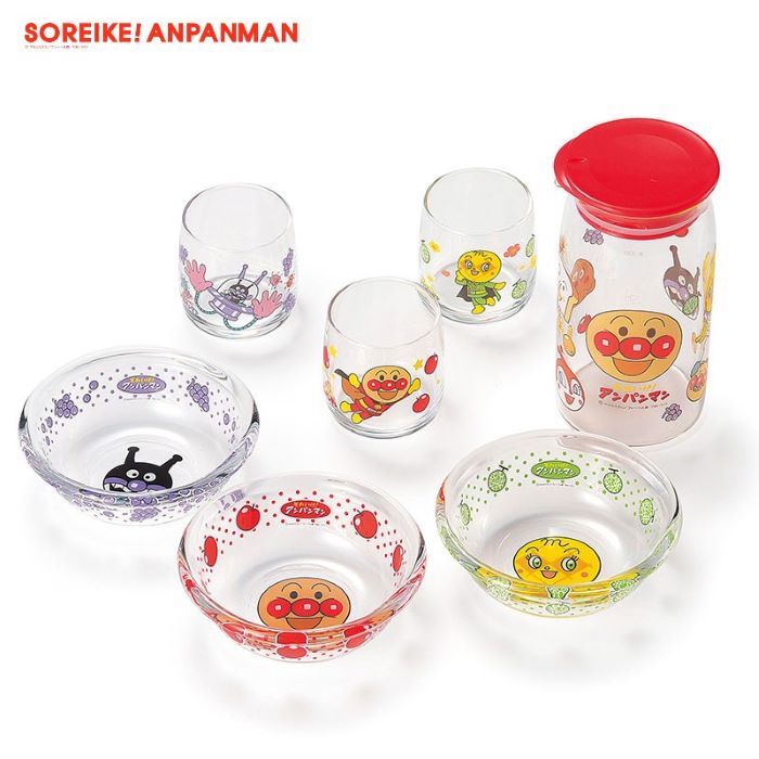 アンパンマン　パーティーセット（グラス/ボウル/ポット）大塚硝子