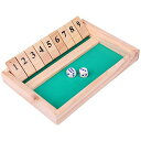 shut the box game jackpot dice ザ ゲーム シャット ザ ボックス Shut The Box シャットザボックス ボードゲーム ジャックポット ゲーム 室内遊び テーブルゲーム パーティーゲーム 家 ゲーム 飲み会 アナログゲーム サイコロ おもちゃ 玩具 子供 大人