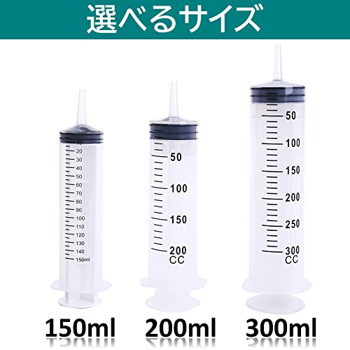 ルボナリエ 注射器 シリンジ インジェクタ プラスチック 多機能注射器 実験 計量 ディッシュ シャーレ (クリア 150ml) 2