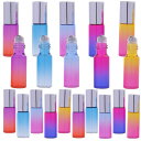 ロールオンボトル 可愛い ガラス 化粧水 携帯 アロマオイル用ボトル アロマオイル容器 5ml 20本