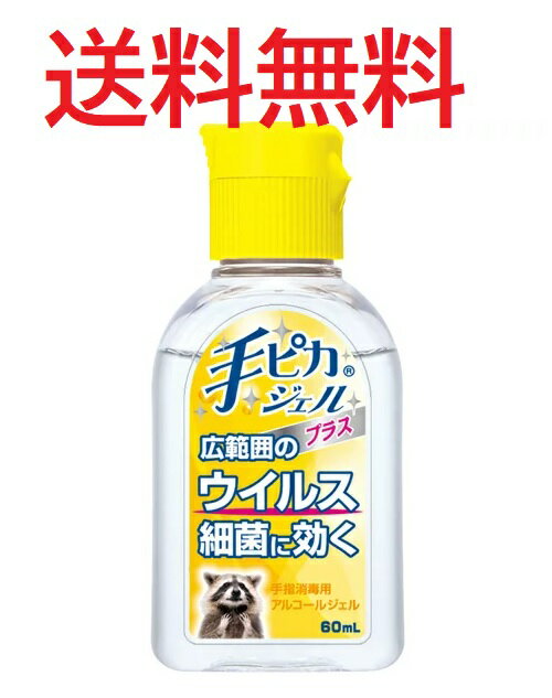 手ピカジェルプラス 60ml★49608724★殺菌消毒剤 ウイルス 細菌 予防★健栄製薬★送料無料 ...