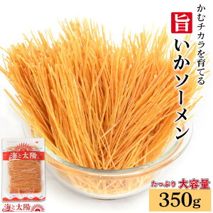 ＼送料無料／かむチカラを育てる＜旨いかソーメン400g＞ お花見 宴会 ステイホーム推奨商品 ド定番駄菓子 するめいかそうめん いかそーめん 父の日 チャック付き 保管に便利 おつまみ 珍味 海と太陽