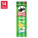 プリングルズ ポテトチップス サワークリーム&オニオン 5.57オンス 14個入り Pringles Potato Chips, Sour Cream & Onion, 5.57 oz, 14-countまとめ買い お菓子 おやつ おつまみ スナック 海外版 日本未発売【お取り寄せ商品】