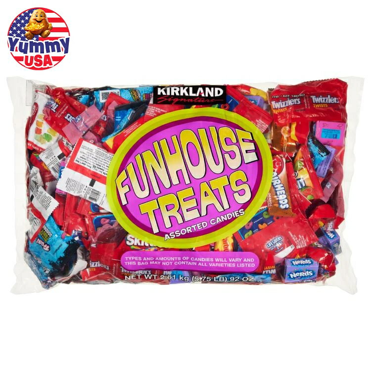 【最大500円OFFクーポン有】カークランドシグネチャー ファンハウストリーツ バラエティパック 92オンス Kirkland Signature Funhou...