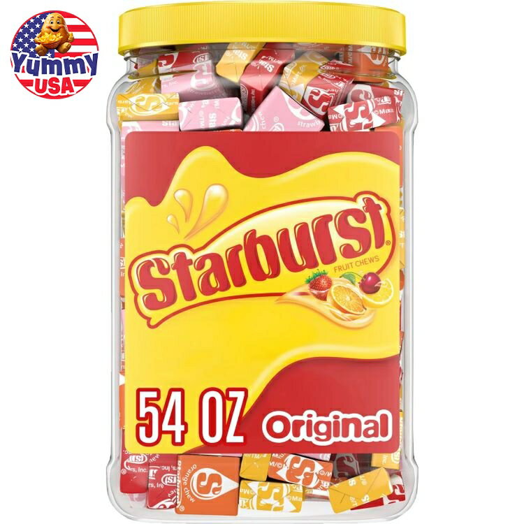楽天アメリカお菓子のYummy USA最大500円OFFクーポン★スターバースト チューイーキャンディ オリジナル 54 オンス Starburst Chewy Candy, Original, 54 oz 日本未発売【お取り寄せ商品】