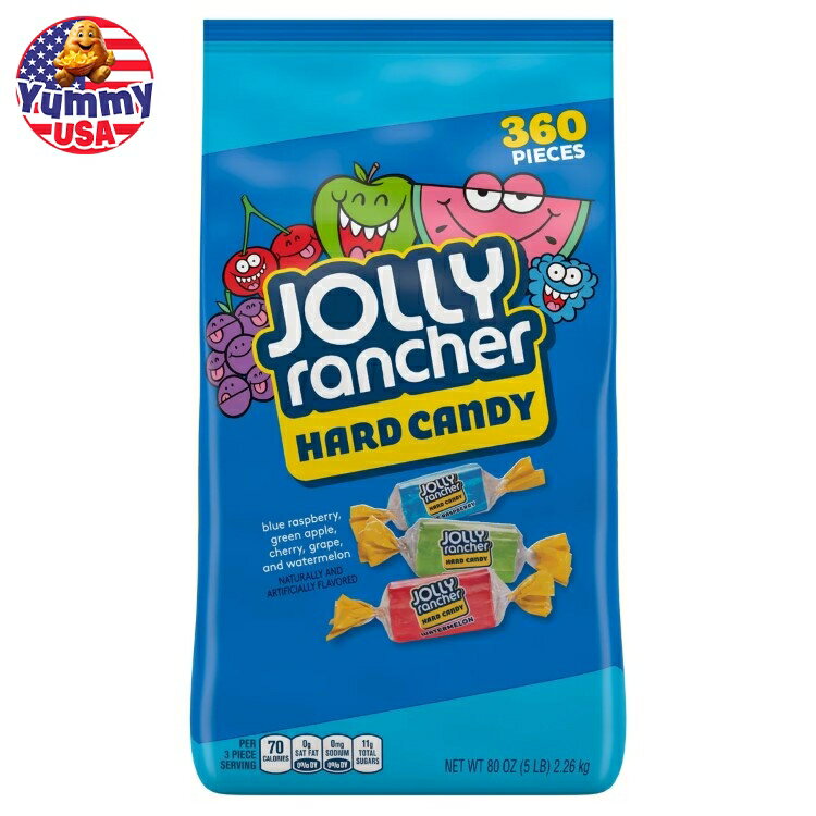【最大500円OFFクーポン有】ジョリーランチャー ハードキャンディ バラエティパック 80オンス 360個入り Jolly Rancher Hard Cand...