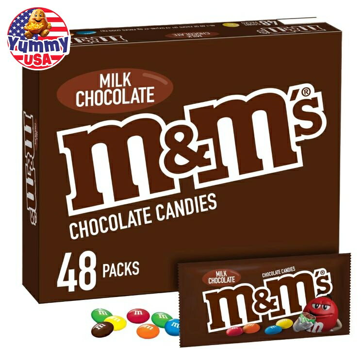 【最大500円OFFクーポン有】M&M's ミルクチョコレートキャンディ フルサイズ 1.69 オンス 48 個入り M&M's Milk Chocolate Candy, Full Size, 1.69 oz, 48-count 大容量 アメリカ 日本未発売【お取り寄せ商品】(4)