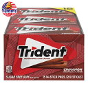 トライデント シュガーフリーガム シナモン 14 個 15 個入り Trident Sugar Free Gum, Cinnamon, 14 Pieces, 15-count 日本未発売【お取り寄せ商品】