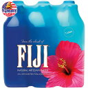 フィジー ナチュラル アルテシアン ボトル入りウォーター 1 リットル / 33.8 液量オンス (6 パック) FIJI Natural Artesian Bottled Water 1 Liter / 33.8 fl oz (Pack of 6) 日本未発売 大容量 ミネラルウォーター 天然ミネラル 軟水 天然電解質海外版 【お取り寄せ商品】