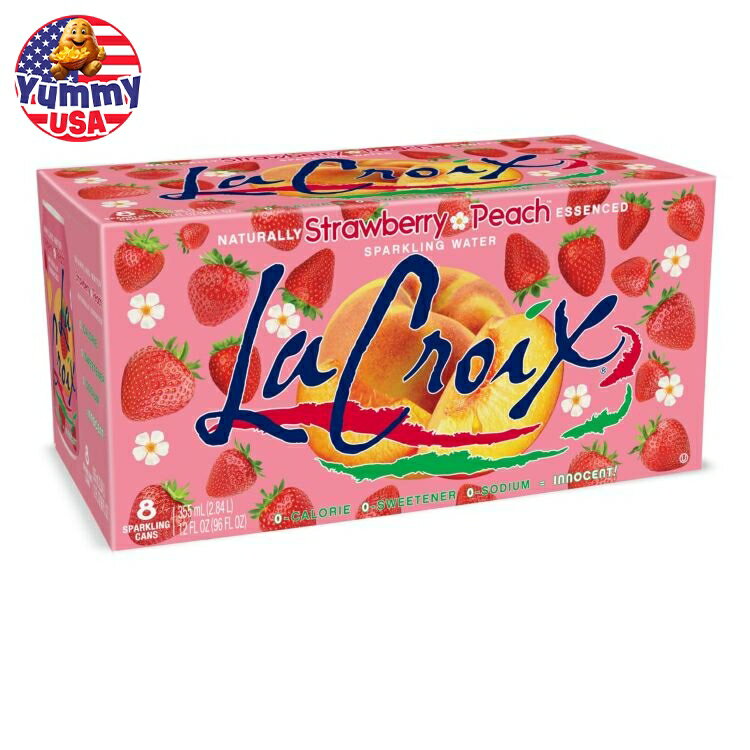 ꥫۻҤYummy USA㤨֡ں500OFFݥͭۥ饯 ȥ٥꡼ԡ ѡ󥰥 8 ѥå 12 󥹴 LaCroix Strawberry Peach, Sparkling Water, 8 Pack, 12 oz Cans ̤ȯ  ڤ󤻾ʡۡפβǤʤ2,149ߤˤʤޤ