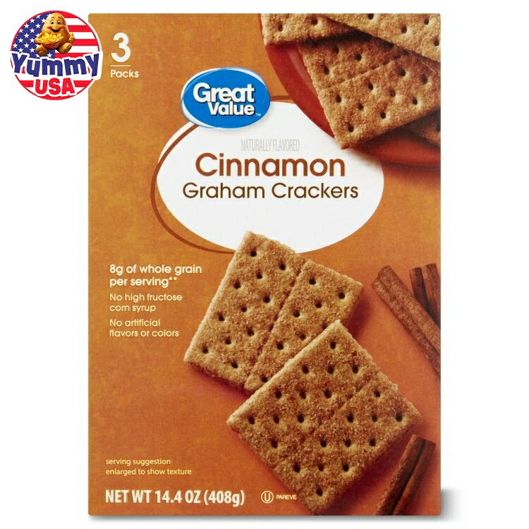 ڥꥫޡPBۥ졼ȥХ塼 ʥ󥰥ϥ९å408g Great Value Cinnamon Graham ...