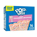 ポップタルト フロステッドストロベリーミルクセーキ トースターペストリー 768g(16個入り) Pop-Tarts Frosted Strawberry Milkshake Toaster Pastries, 27 oz (16 Count) 【お取り寄せ商品】