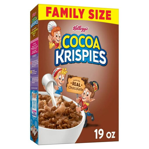 ケロッグ ココアクリスピー シリアル ファミリーサイズ チョコレート 538g Kellogg's Cocoa Krispies Breakfast Cereal Family Size, Chocolatey Flavor, 19oz Box (1 Box) 【お取り寄せ商品】 ケロッグ ココアクリスピー シリアル ファミリーサイズ チョコレート 538g Kellogg's Cocoa Krispies Breakfast Cereal Family Size, Chocolatey Flavor, 19oz Box (1 Box) 【お取り寄せ商品】
