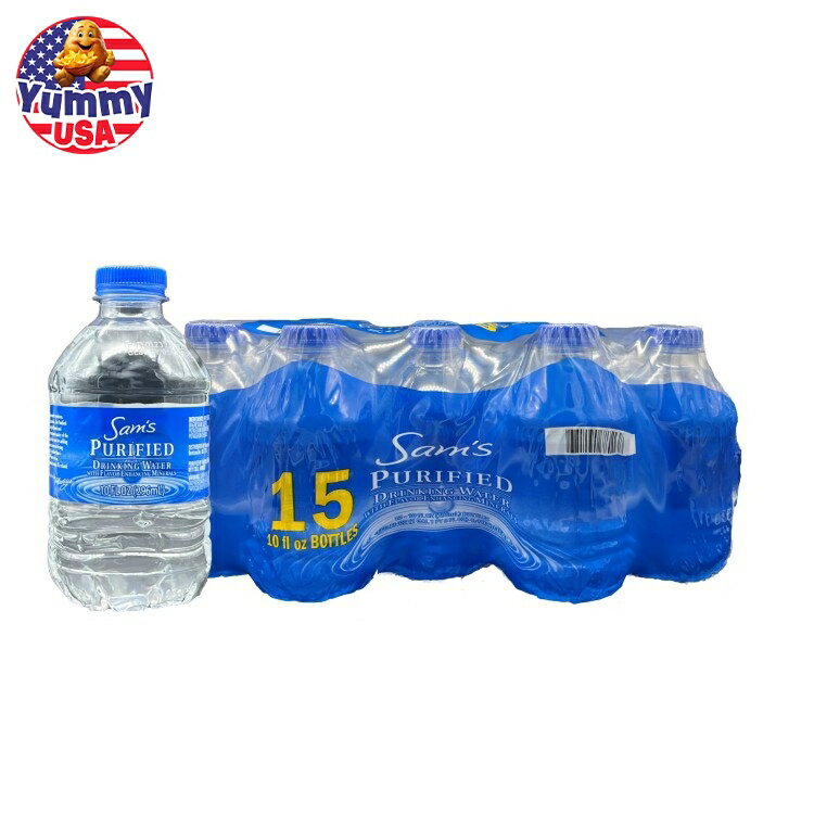 【最大500円OFFクーポン有】サムズチョイス ピュリファイドウォーター 296ml 15本入りボトル Sam's Pur..
