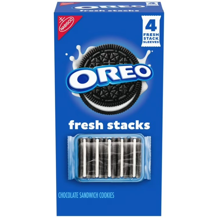 オレオ フレッシュスタックス サンドイッチクッキー 4袋入り OREO Fresh Stacks Chocolate Sandwich Cookies 8.05 oz 4 Multi Snack Packs 【お取り寄せ商品】