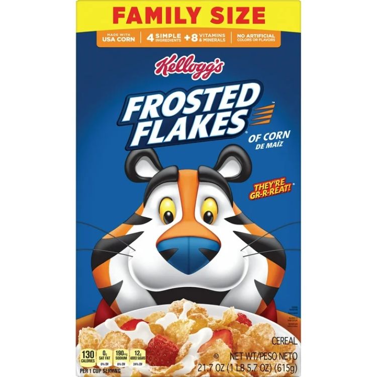 ケロッグ フロステッドフレーク 朝食用シリアル無脂肪ファミリーサイズ21.7オンス Kellogg's Frosted F..