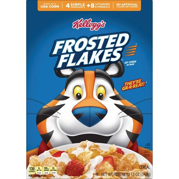 ケロッグ フロステッドフレーク ブレックファストシリアル 無脂肪 340g Kellogg's Frosted Flakes Brea..