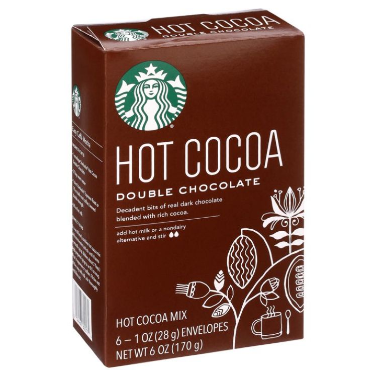 スターバックス ダブルチョコレート ホットココアミックス 6個入り Starbucks Double Chocolate Hot Cocoa Mix, 6 Count Box 【お取り寄せ商品】のサムネイル