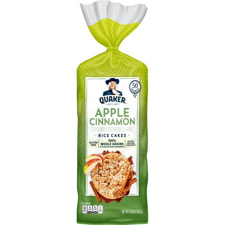 クエーカー ライスケーキ アップルシナモン 185g Quaker Rice Cakes, Apple Cinnamon, 6.53 Oz. 【お取り寄せ商品】(4)
