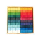 グリムス/GRIMM'S/木の積木/にじのキューブ・大・100pcs/GM42260(4)