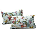 Kuai クッションカバー 45×45cm 60×60cm 30×50cm 花柄 オリエンタル アンティーク シノワズリ アジアン 北欧 インテリア ポリエステル