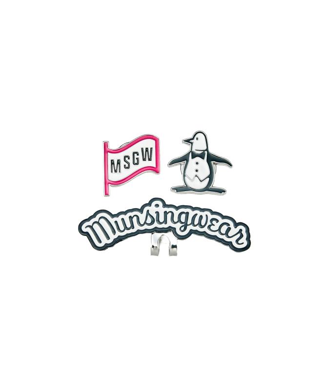 [マンシングウェア] マーカー クリップタイプ マーク ラウンド ペンギン ゴルフ MG4FAZ60M