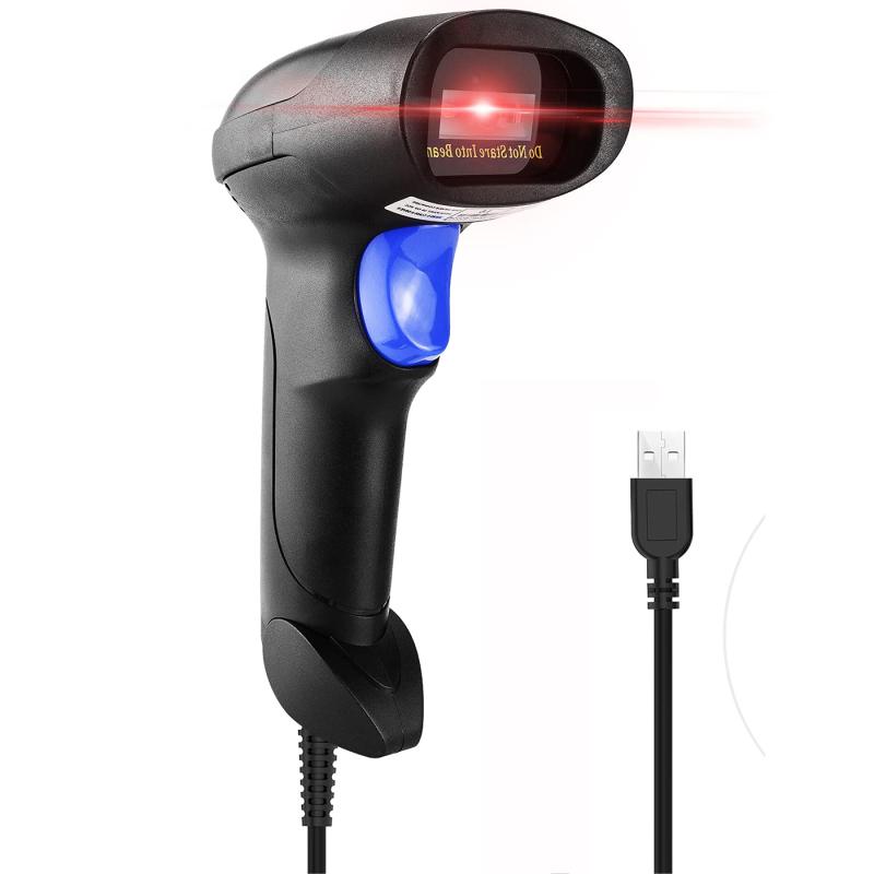 乐天商城 - NetumScan USB バーコードスキャナー、ハンドヘルド有線CCDバーコードリーダーは、倉庫、図書館、スーパーマーケット向けのスクリーンスキャンUPCバーコードリーダーをサポートします