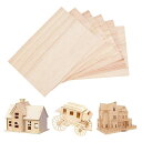 OLYCRAFT 木 板 薄い 天然 木材 ウッドスティック 板材 木製プレート 塗れる板 カット DIY クラフト ハンドメイド ホビー用 画材用