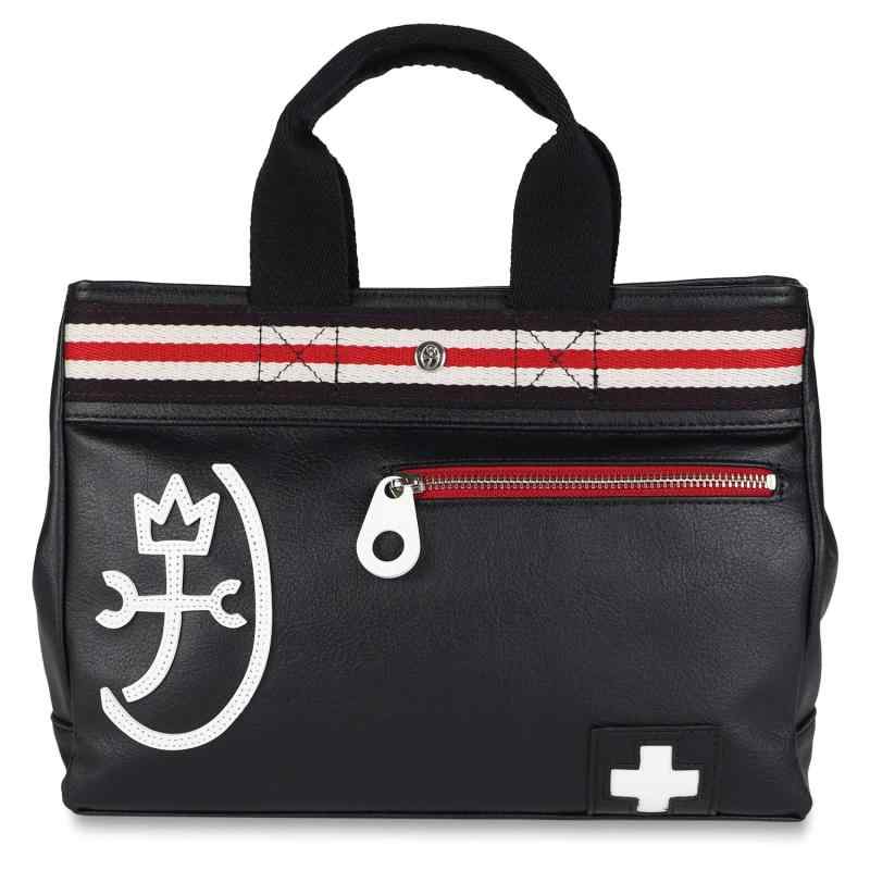 美品] カステルバジャック トートバッグ ブラック✖️イエロー ユニ