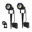 LEDクリップライト 12W 防水 電球色 2700K スポットライト 屋外 店舗用 照明 3m 防雨 コード付き 看板照明 作業用ライト 屋外・屋内兼用 六角レンチ付き 2個セット (クリップライト 電球色 )