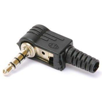 マル信無線電機 3.5mmプラグ(4極・L型) MP-435LN マル信無線電機 3.5mmプラグ(4極・L型) MP-435LN