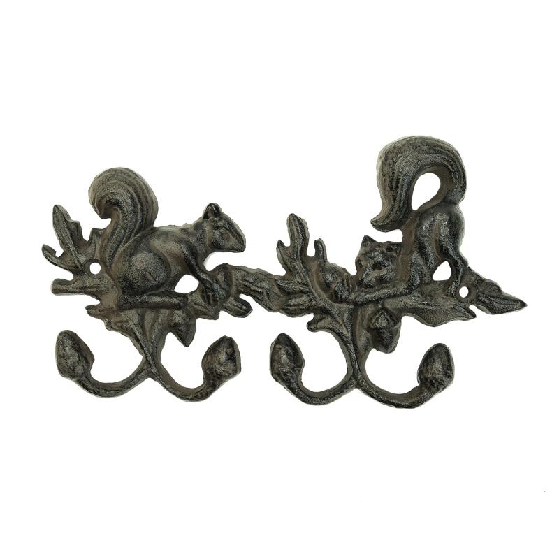 Sungmor ガーデン ハンギング フック アイアン 鋳鉄 屋外 室内 キッチン 玄関 居間 ガーデン 小物収納