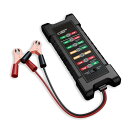 Kanemoti バッテリーチェッカー 電圧 テスター DC12V24V専用 オルタネーターチェッカー バッテリー診断 バッテリーアナライザー(2)