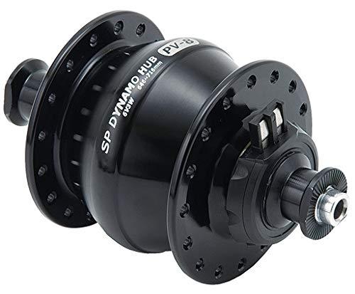 シャッタープレシジョン(SP) ウルトラスモールダイナモハブ PV-8 BK 28H S43HUB00402 ブラック 28H