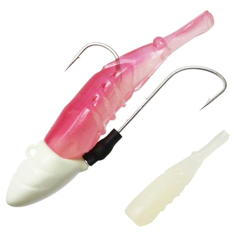 イッセイ海太郎(Issei Umitaro) デカハネエビセット 太刀魚仕様 24g #2/0 + 2.5in