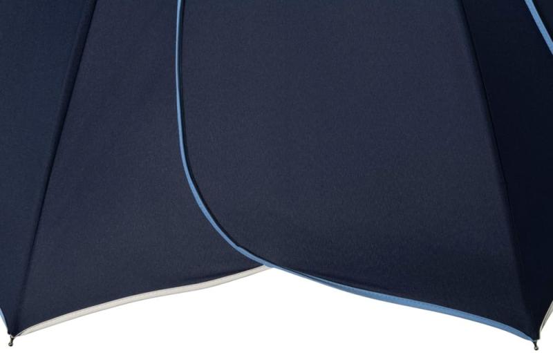 ビコーズ レディース 長傘 58cm 紫外線遮蔽 バイカラーパイピング ネイビー B-133200 yumori-10057051 ゆもり 楽天市場店 サンプル画像3