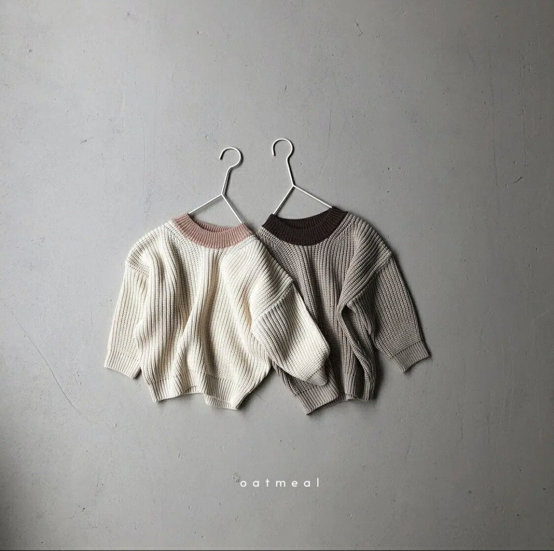 oatmeal ラウンドニット　子供服　韓国 人気ブランド