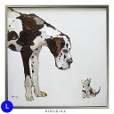 絵画 アート オイル ペイント 犬 いぬ イヌ 猫 ねこ ネコ 好き おしゃれ かわいい 絵 動物 ペット アニマル ポスター アートパネル グッズ ドッグ ワ...