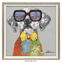 絵画 アート オイル ペイント 犬 いぬ イヌ 好き おしゃれ かわいい 絵 動物 ペット アニマル ポスター アートパネル グッズ 壁掛け 愛犬 ビュー シテ...