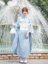 「Fashion THE SALE期間10%OFF!」浴衣 5点セット 9点セット はんなりレース レース 大振袖 【浴衣 帯 帯締め 飾り紐 付け襟 巾着袋 ...