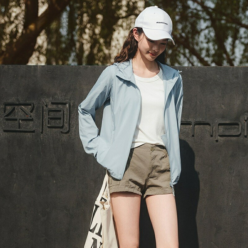 薄手でしっかりUVカット 涼感素材 ラッシュガード レディース 5色 UPF50+ M～3XL UVカット パーカー UVカット率98.9％↑ uvパーカー 体型カバー 接触冷感 UV ラッシュTシャツ 母の日のサムネイル