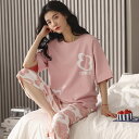 「Fashion THE SALE期間半額!」パジャマ レディース 半袖 綿100% ルームウェア 夏 パジャマ 夏用パジャマ かわいい 半袖パジャマ 夏用パジ...