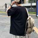 夏服 メンズ 半袖tシャツ ビッグt 無地 シンプル 大きい おおきい サイズ 軽い 柔らかい シルエット おしゃれ ファッション