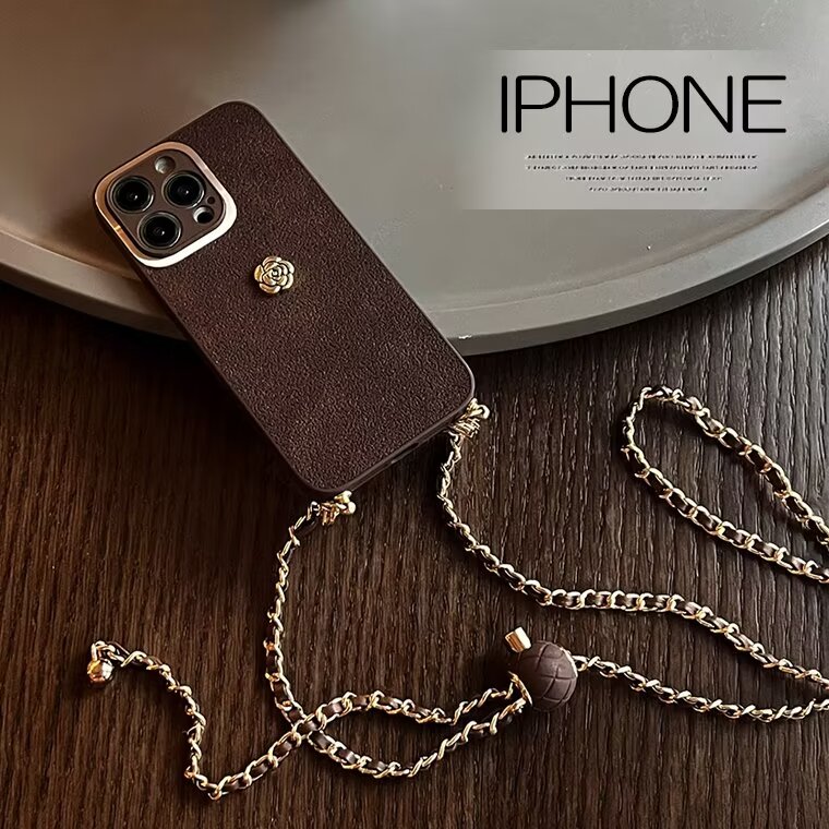樂天商城 - iphone15シリーズ新追加！大人コーデにも合わせやすいデザイン スマホケース チェーン付き スマホカバー ショルダーストラップ付き 雑貨ケースカバー携帯ケース 肩掛け おしゃれ 大人可愛い