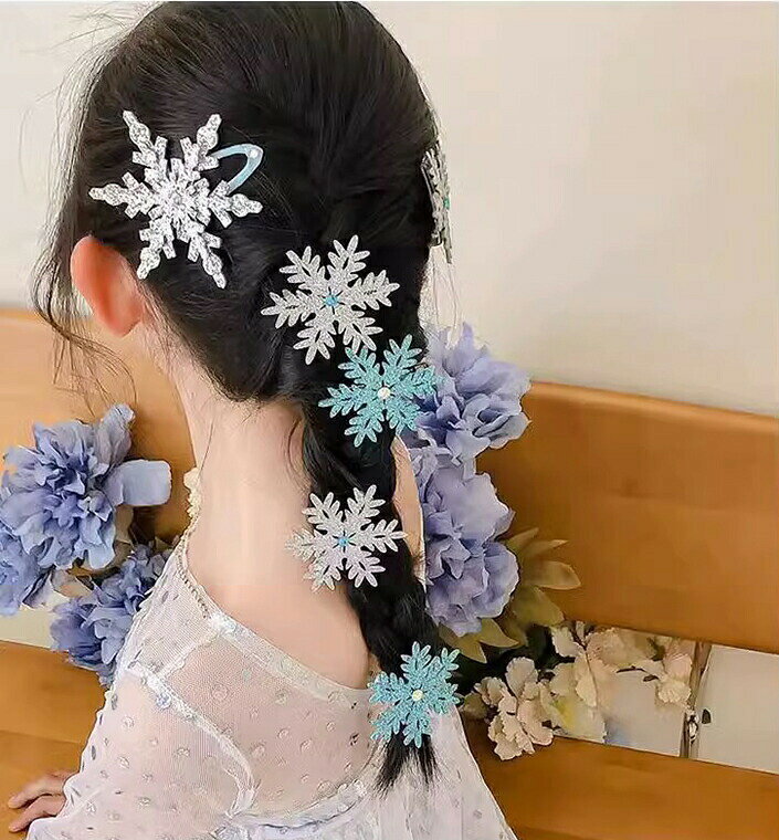 お友達とお揃いしてプリンセスヘアスタイルに！たっぷり18ピース ヘアクリップ レ...