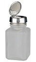 【検定用品】MENDA（メンダ、メンダディスペンサー）白色ガラスボトルロック付きポンプ（テイクアロングポンプ）120cc（4オンス）