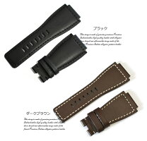 「ベル&ロス(Bell&Ross)向け」輸入王オリジナルベルトBR01,BR03用カーフ24mmメンズ腕時計用社外品