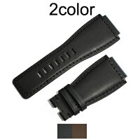 「ベル&ロス(Bell&Ross)向け」輸入王オリジナルベルトBR01,BR03用カーフ24mmメンズ腕時計用社外品
