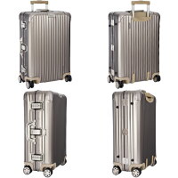 【リモワ】RIMOWATOPASトパーズチタニウム945.77マルチホイール98Lアルミゴールド4輪スーツケース