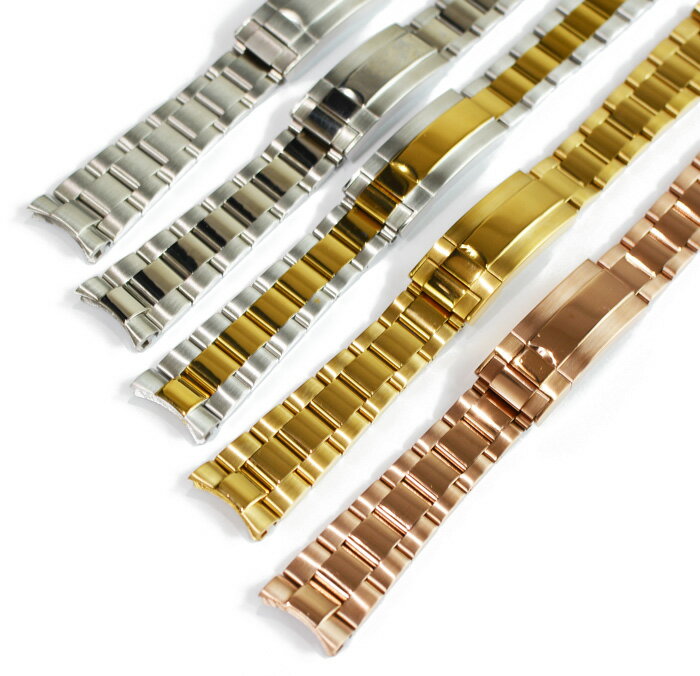 【ロレックス(ROLEX)向け】輸入王オリジナル オイスターブレス デイトナ サブマリーナ 用 メンズ 時計 交換 ステンレス ブレス ベルト 全5種 20mm【社外品】【純正ではございません】GMTマスター2 デイトジャストなどにも最適